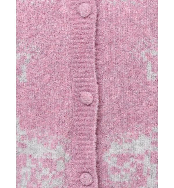 merry jenny「ribbon jacquard knit cardigan」|カーディガン|