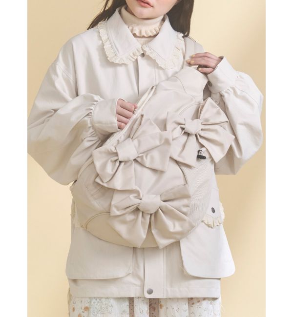 merry jenny「ribbonワンショルダーバッグ」|ショルダー・メッセンジャー|ベージュ