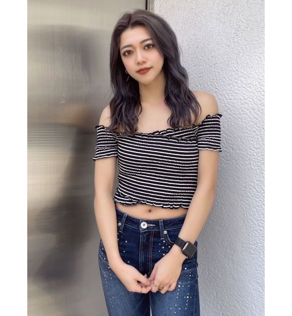 GYDA「カシュクールシャーリングトップス」|Tシャツ・カットソー|