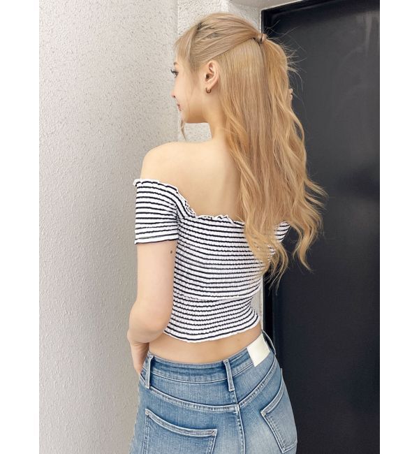 GYDA「カシュクールシャーリングトップス」|Tシャツ・カットソー|