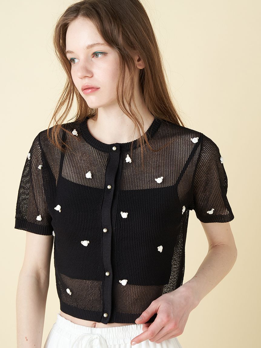 FURFUR「プティフラワーカーディガン」|カーディガン|