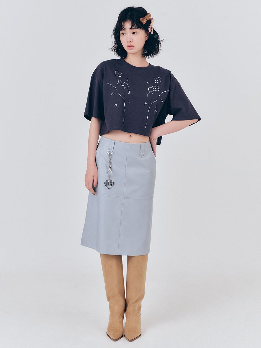 FURFUR「ビジューデザインＴシャツ」|Tシャツ・カットソー|