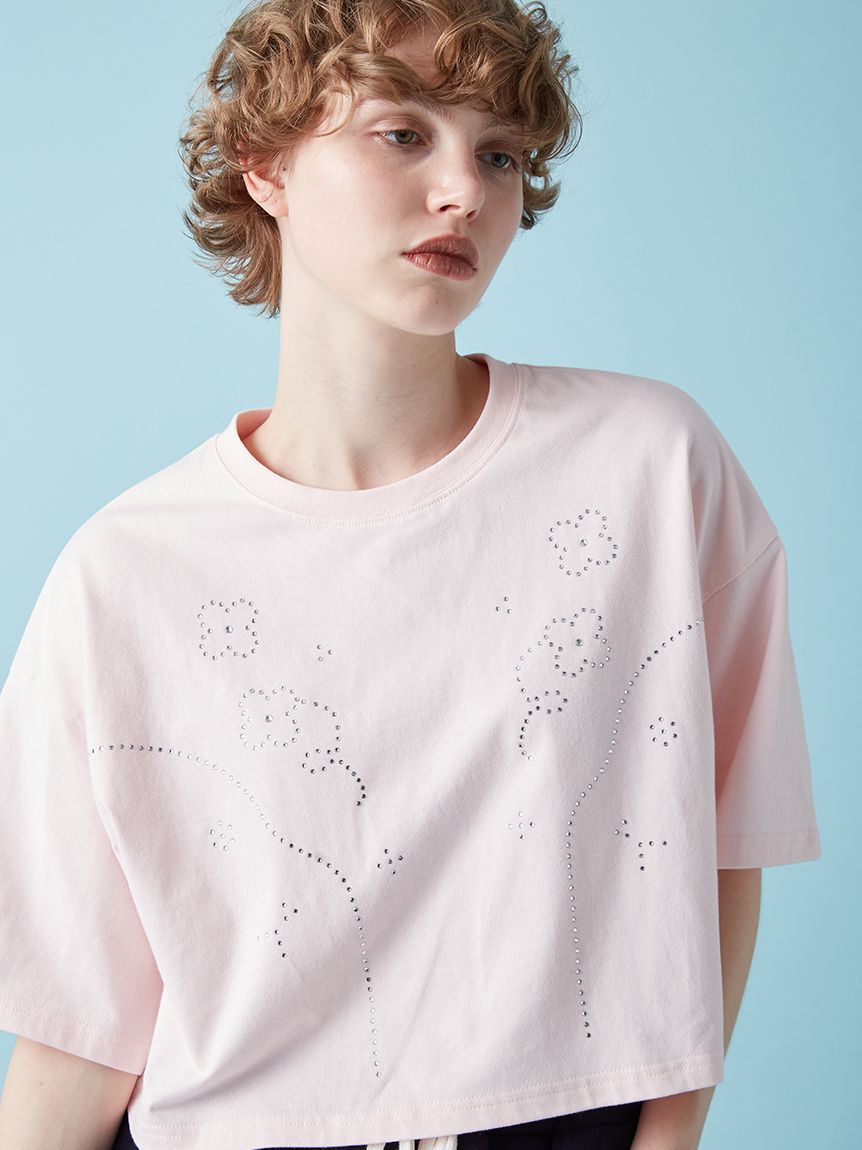 FURFUR「ビジューデザインＴシャツ」|Tシャツ・カットソー|