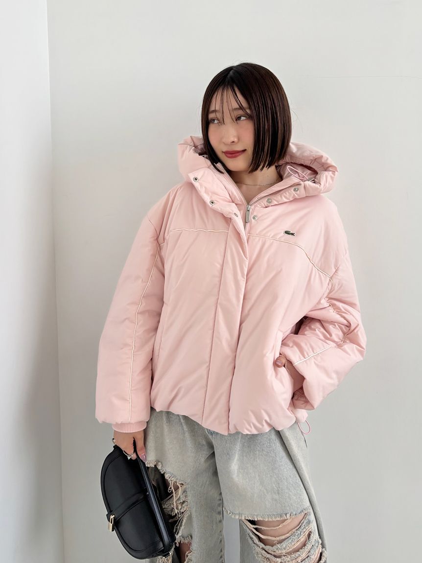 SNIDEL「LACOSTE/中綿ブルゾン」|ブルゾン・スタジャン|