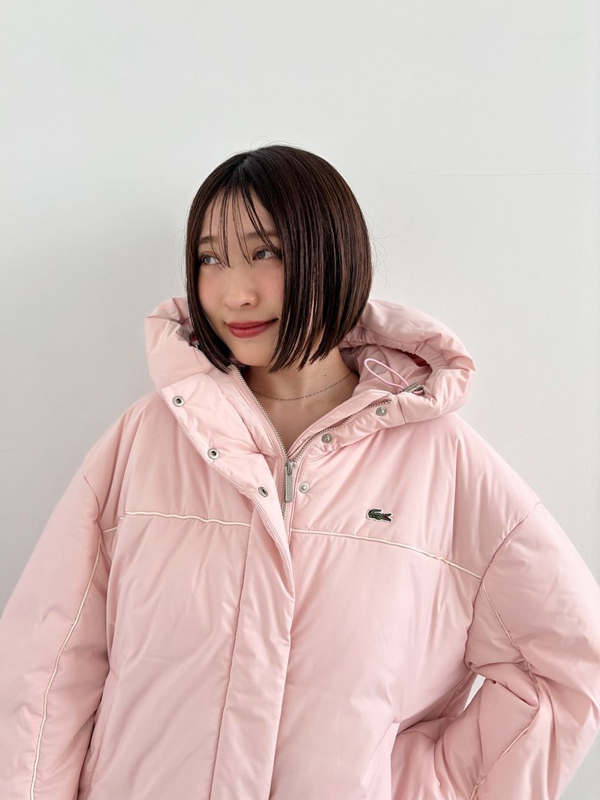 SNIDEL「LACOSTE/中綿ブルゾン」|ブルゾン・スタジャン|