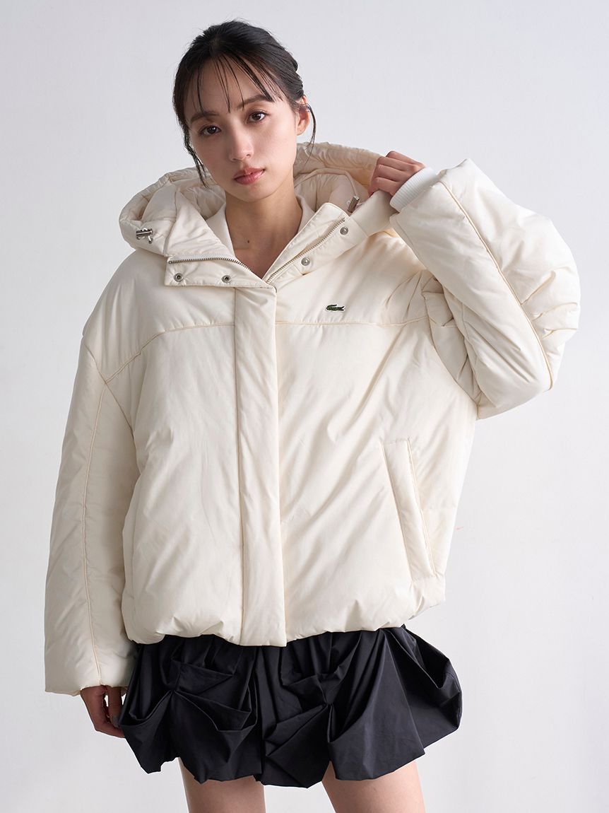 SNIDEL「LACOSTE/中綿ブルゾン」|ブルゾン・スタジャン|