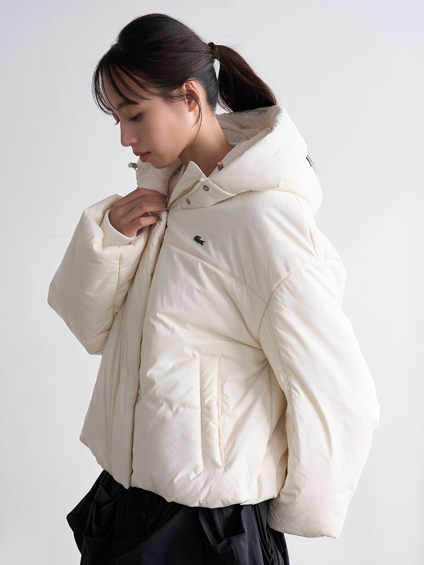 SNIDEL「LACOSTE/中綿ブルゾン」|ブルゾン・スタジャン|