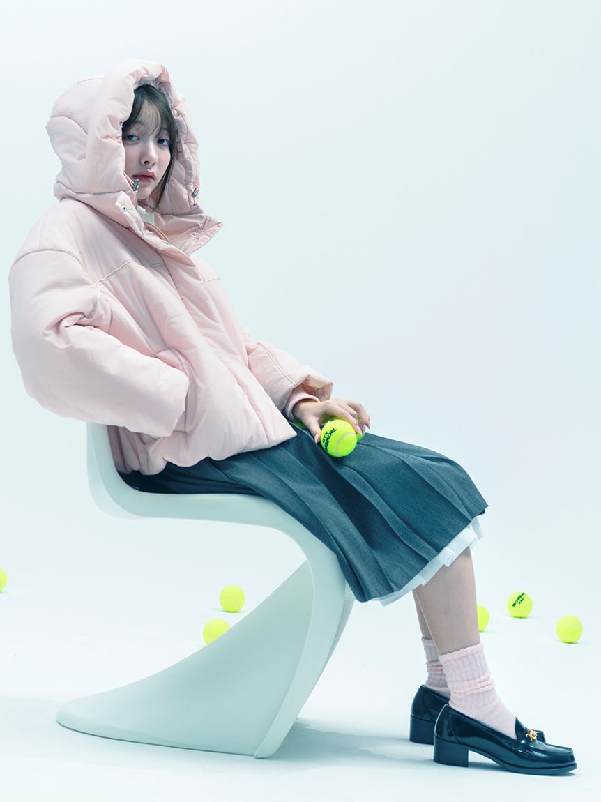 SNIDEL「LACOSTE/中綿ブルゾン」|ブルゾン・スタジャン|