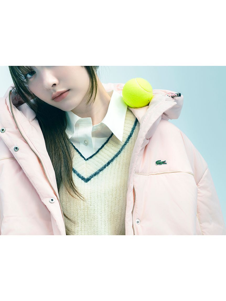 SNIDEL「LACOSTE/中綿ブルゾン」|ブルゾン・スタジャン|