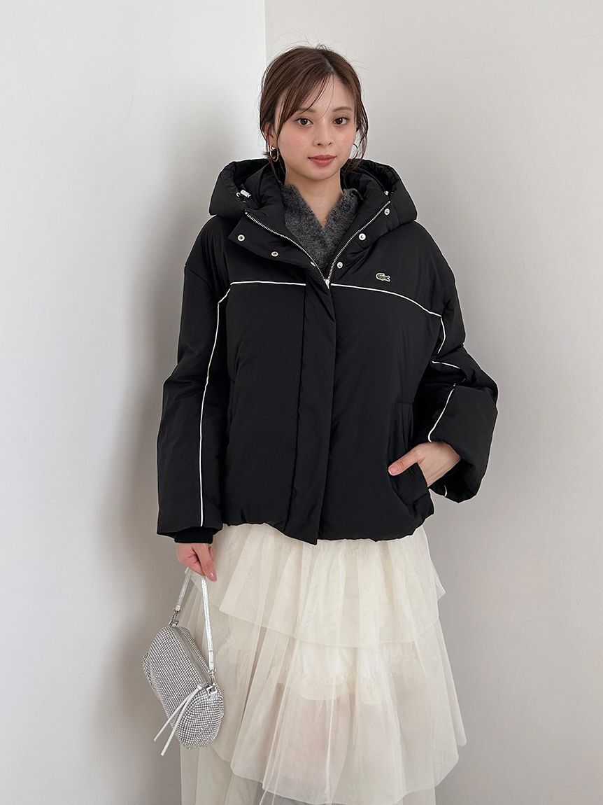 SNIDEL「LACOSTE/中綿ブルゾン」|ブルゾン・スタジャン|