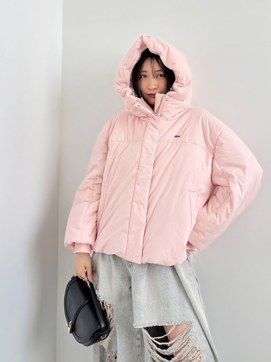 SNIDEL「LACOSTE/中綿ブルゾン」|ブルゾン・スタジャン|