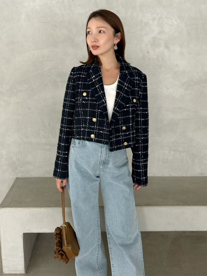 バリエツイードジャケット（SNIDEL）｜ルミネのファッション通販