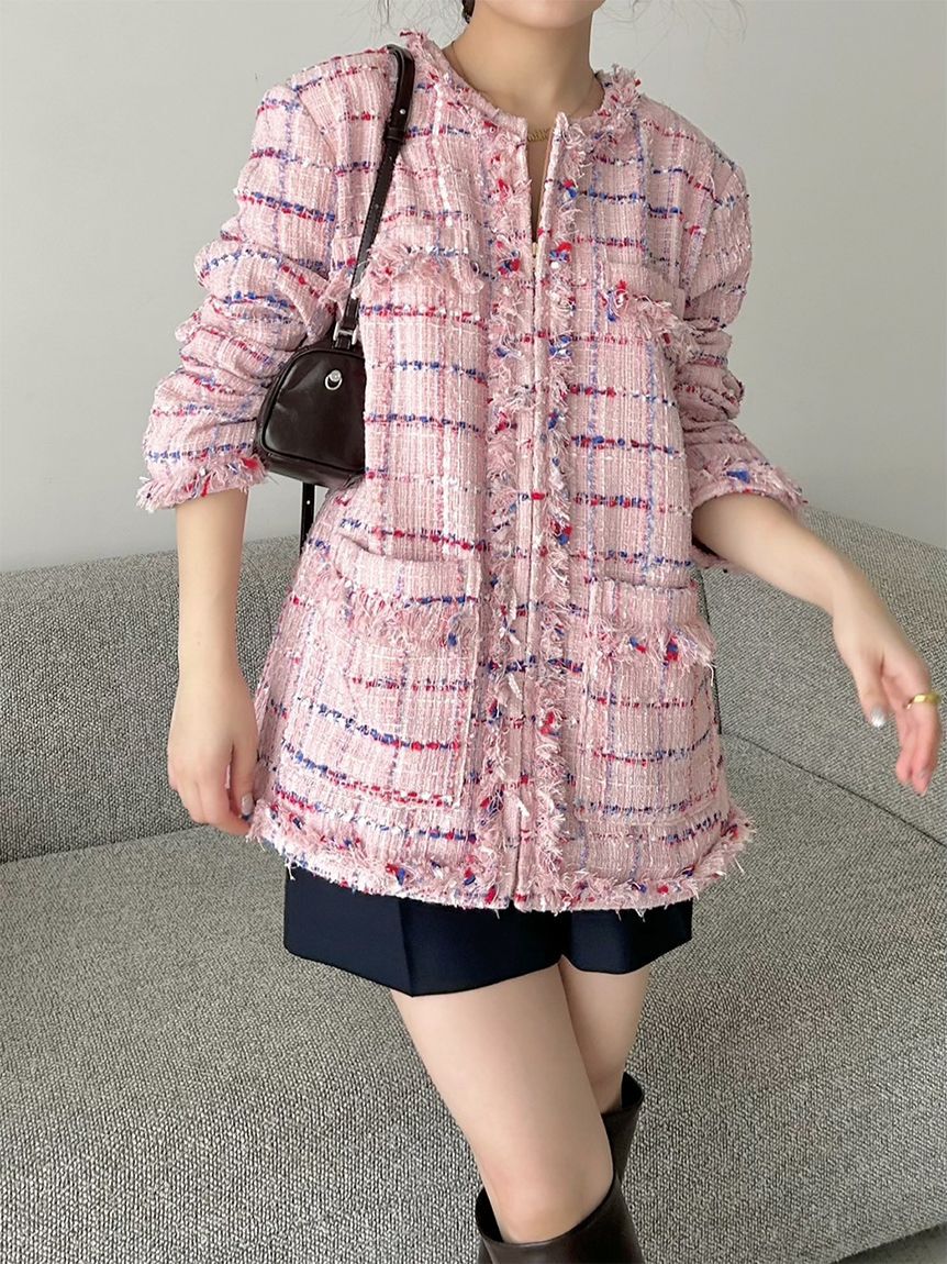 ロングツイードジャケット（SNIDEL）｜ルミネのファッション通販