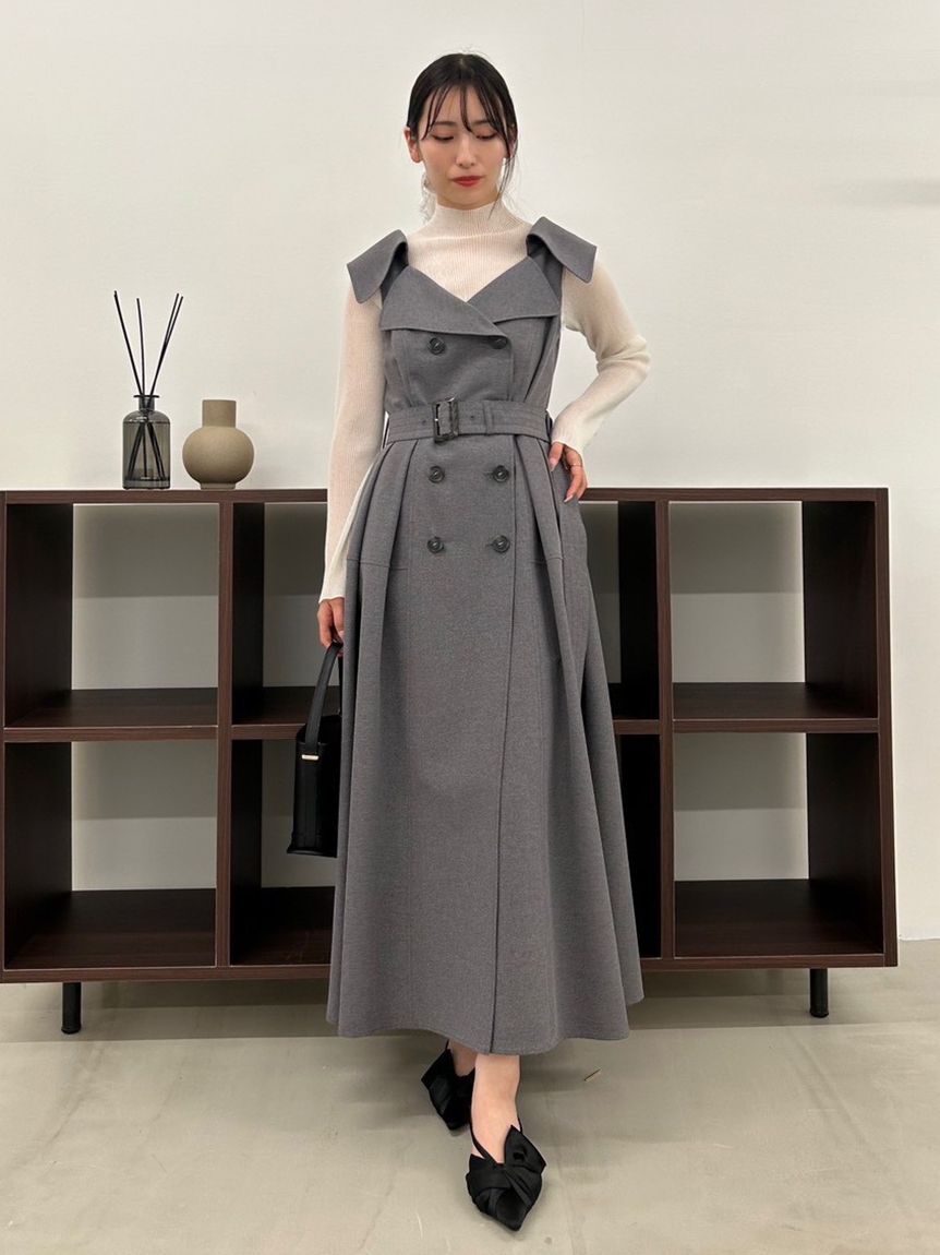 トレンチディテールワンピース（FRAY I.D）｜ルミネのファッション通販