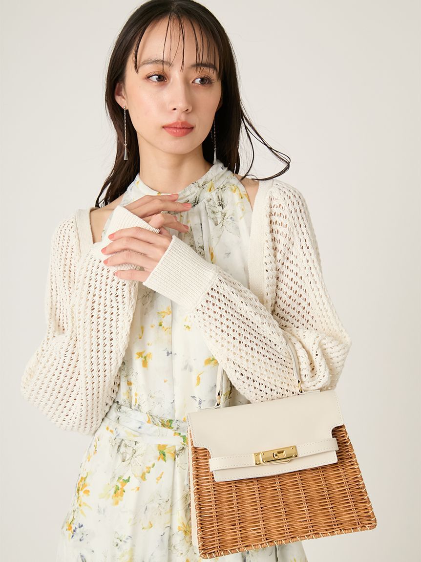 FRAY I.D「リネンコットンニットボレロカーディガン」|カーディガン|