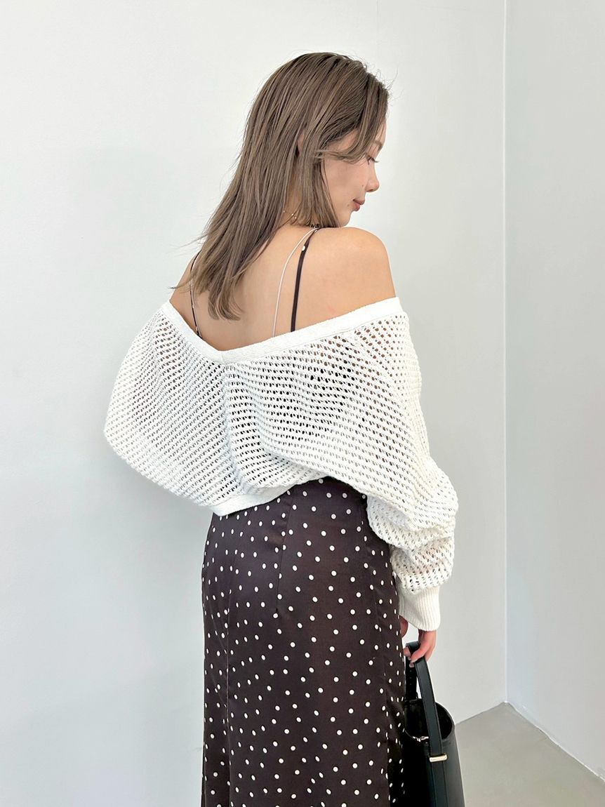 FRAY I.D「リネンコットンニットボレロカーディガン」|カーディガン|