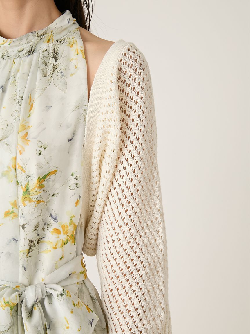 FRAY I.D「リネンコットンニットボレロカーディガン」|カーディガン|