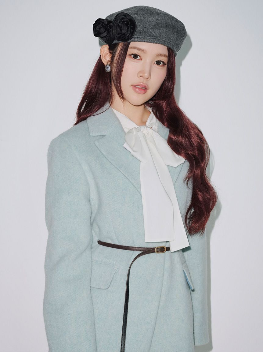 LILY BROWN「[L.B CANDY STOCK]デコラティブベレー帽(Hearts2Hearts着用)」|ハンチング・ベレー帽|