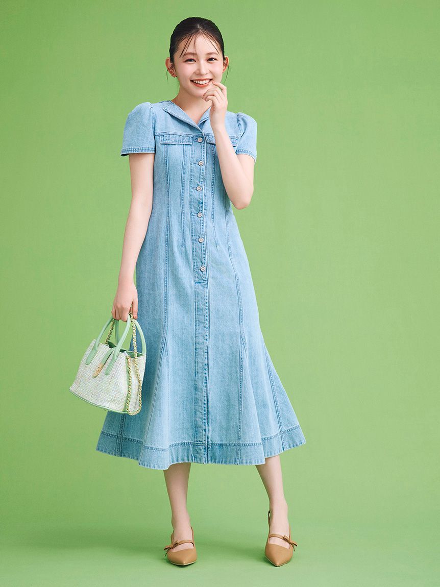 CELFORD「マーメイドデニムワンピース」|ワンピース|