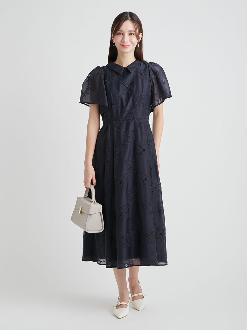 CELFORD「フラワーエンブロイダリーワンピース」|ワンピース|