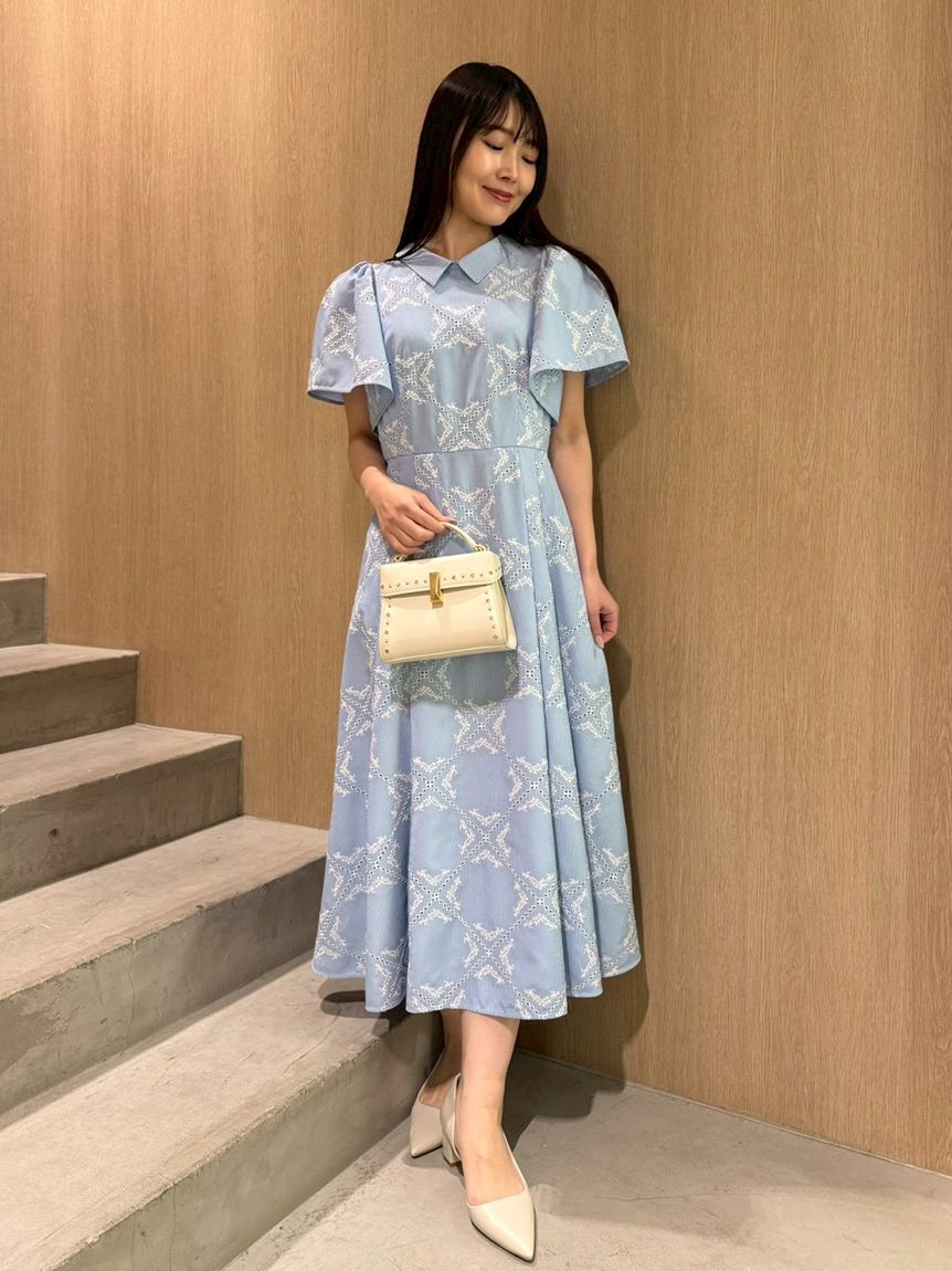 CELFORD「フラワーエンブロイダリーワンピース」|ワンピース|