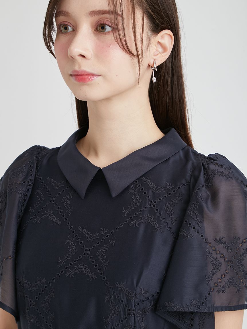 CELFORD「フラワーエンブロイダリーワンピース」|ワンピース|