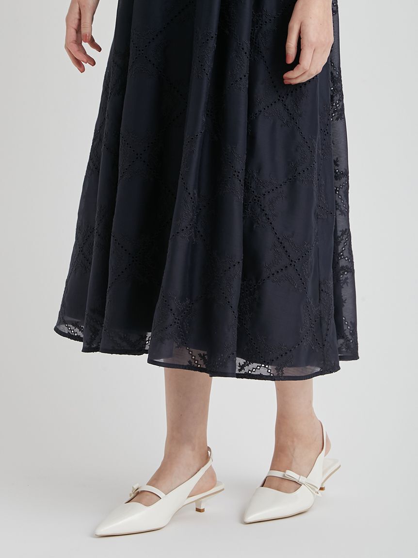 CELFORD「フラワーエンブロイダリーワンピース」|ワンピース|