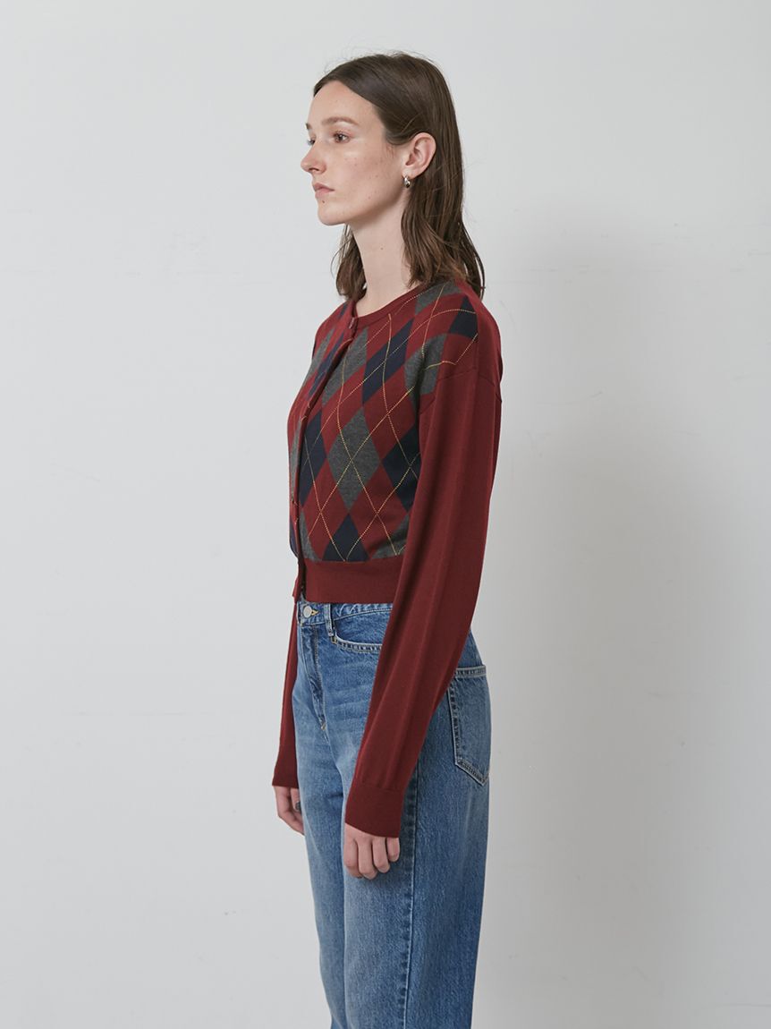 styling/「アーガイルニットカーディガン」|カーディガン|