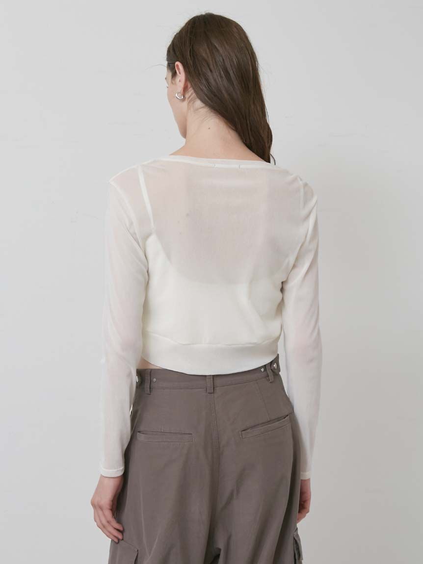 styling/「フロッキーチュールカーディガン」|カーディガン|