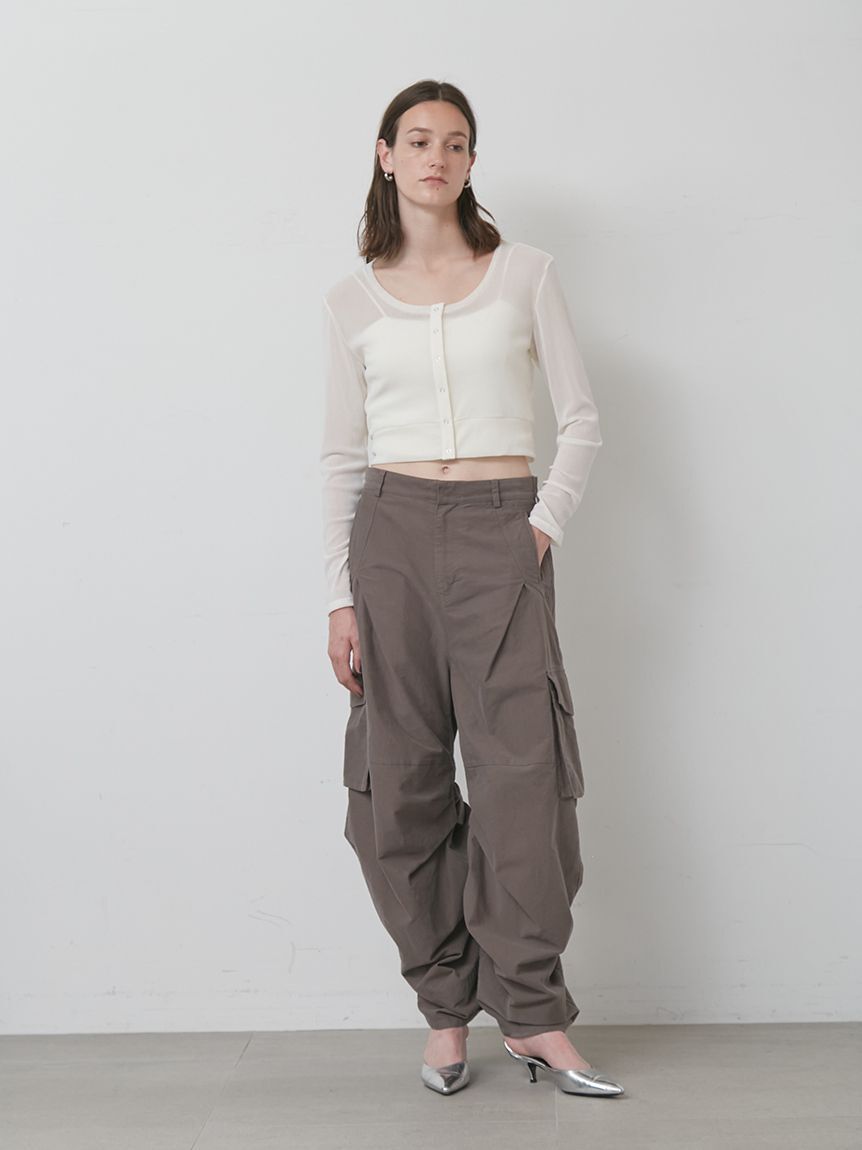 styling/「フロッキーチュールカーディガン」|カーディガン|