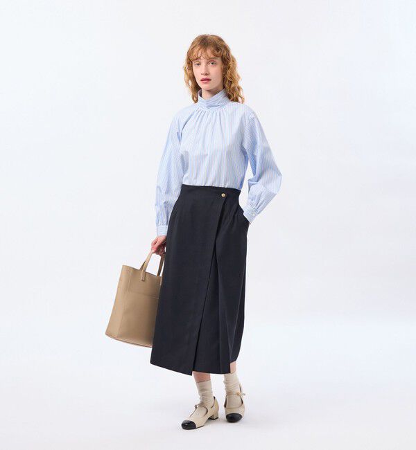 MACKINTOSH PHILOSOPHY「THOMAS MAISON ロールカラーブラウス」|シャツ・ブラウス|