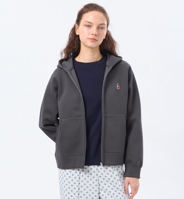 MACKINTOSH PHILOSOPHY「バッキンガムベア　ダンボールジップパーカー」|Tシャツ・カットソー|チャコールグレー