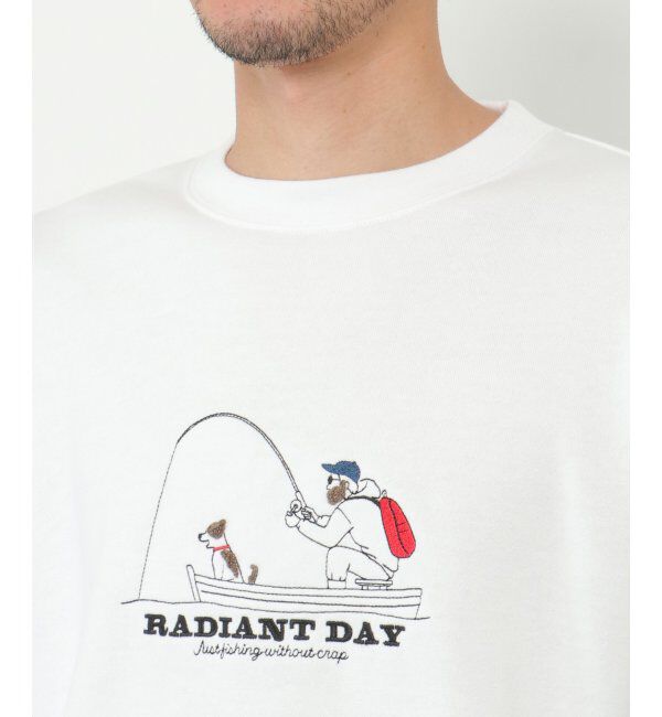 ikka「フィッシング刺繍トレーナー」|パーカー|