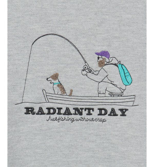 ikka「フィッシング刺繍トレーナー」|パーカー|