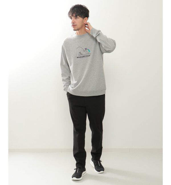 ikka「フィッシング刺繍トレーナー」|パーカー|