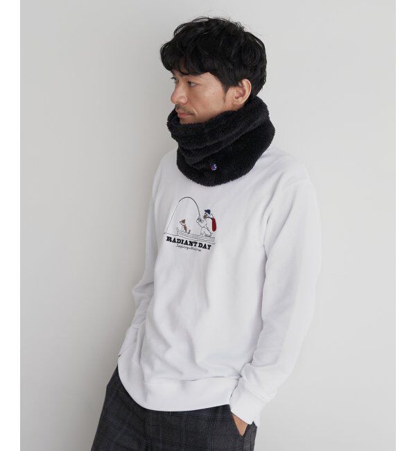 ikka「フィッシング刺繍トレーナー」|パーカー|