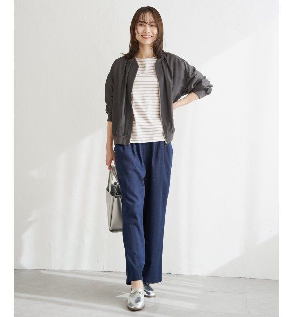 ikka「【雑誌InRed5月号掲載】シアーリブブルゾン」|ブルゾン・スタジャン|