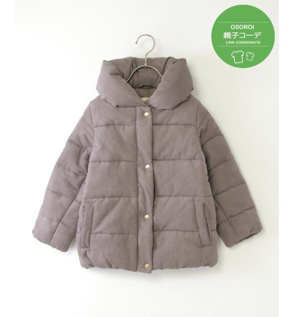 ikka kids「【親子コーデ】細コールボリューム襟中綿ジャケット（110~160cm）」|その他|