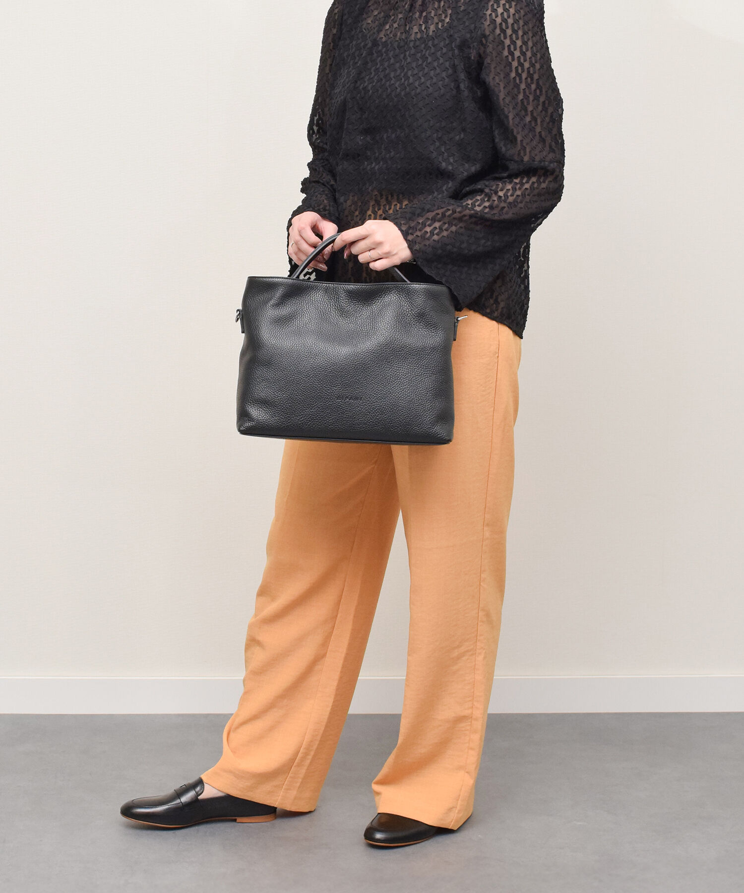 FABIO RUSCONI 「【FABIO RUSCONI】ラウンドトウベーシックローファー(F51629)」|ローファー|