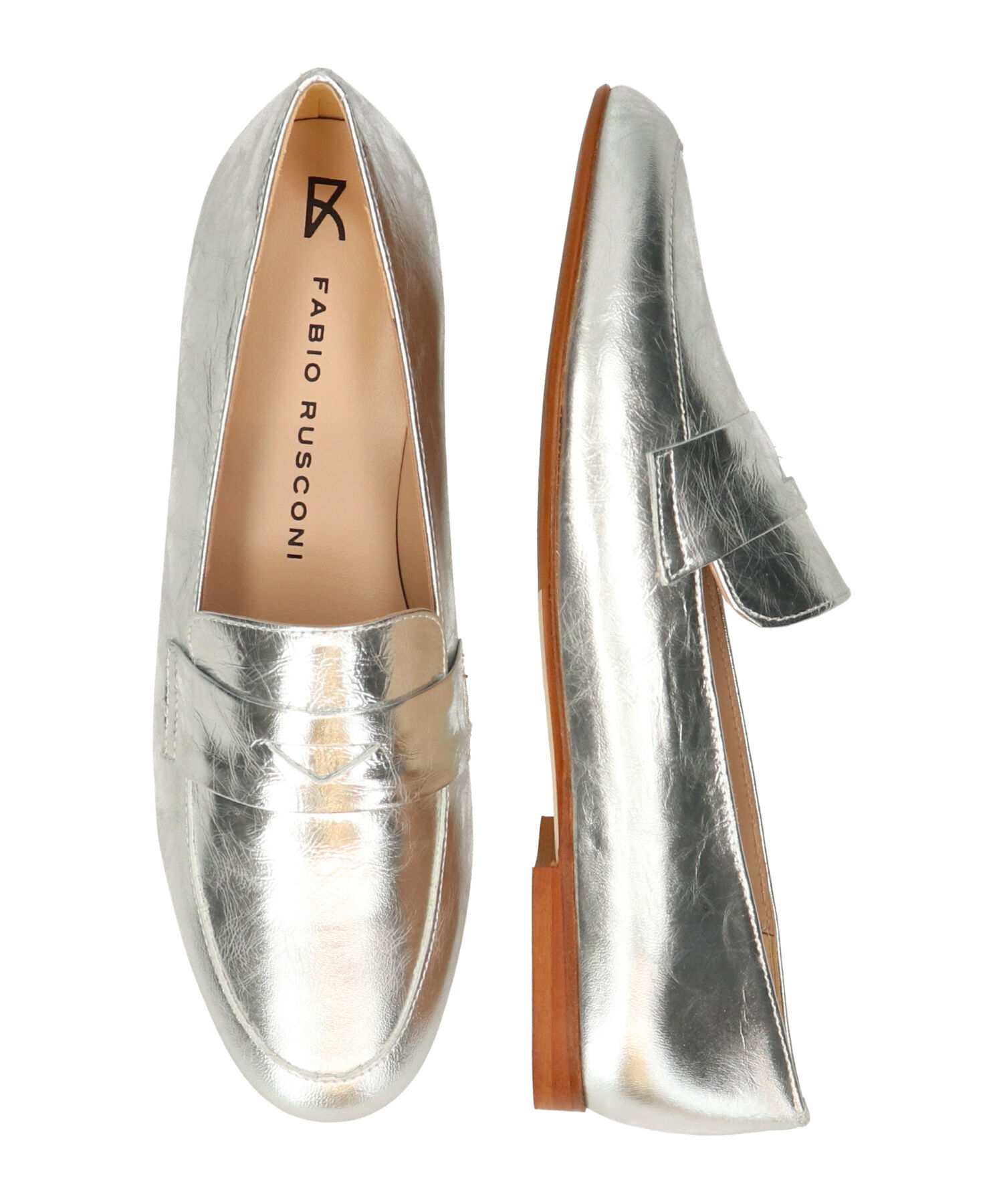 FABIO RUSCONI 「【FABIO RUSCONI】ラウンドトウベーシックローファー(F51629)」|ローファー|