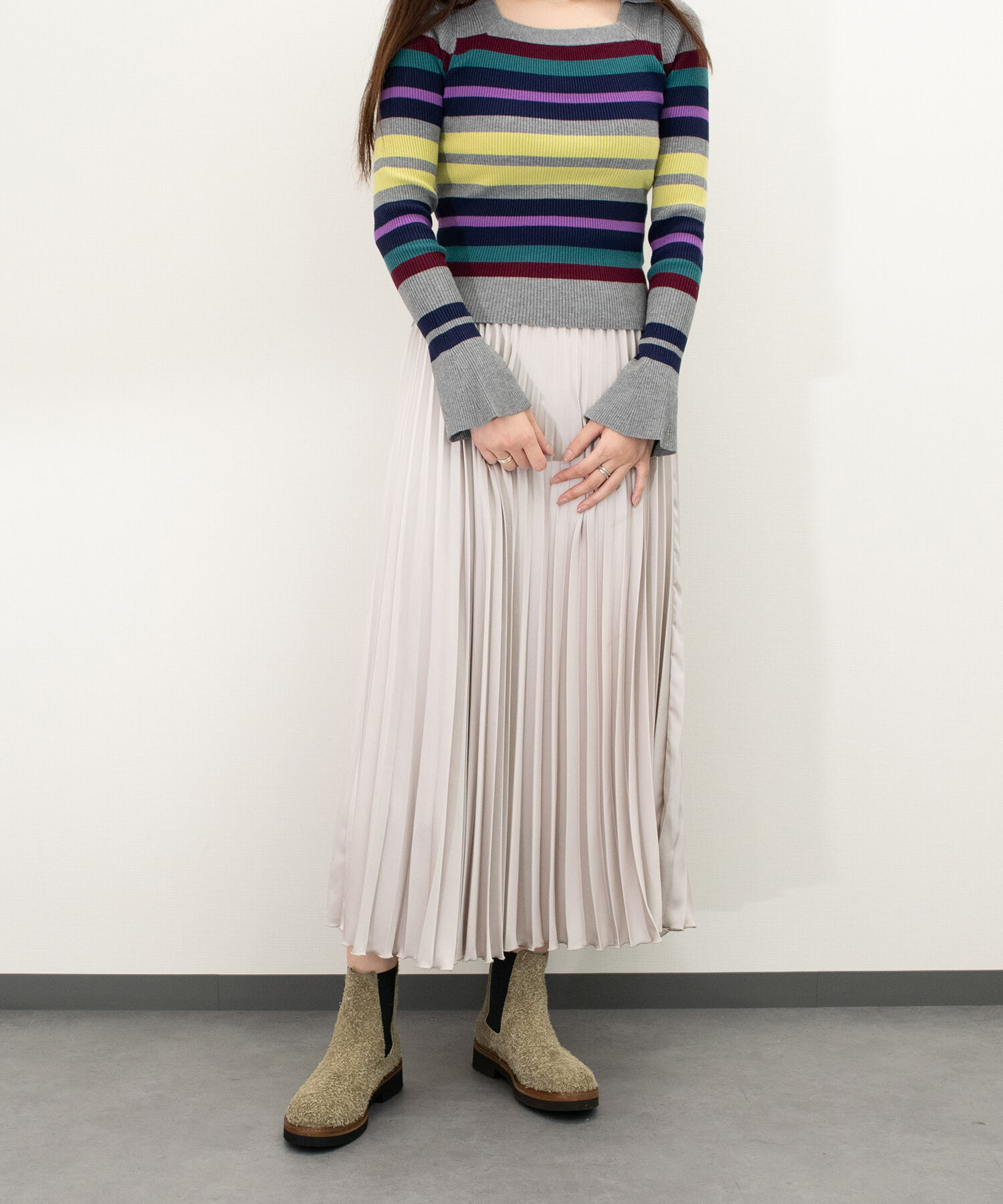 IMPORT SELECT「【PASCUCCI】ラウンドトウサイドゴアブーツ(D53010)」|ショートブーツ|