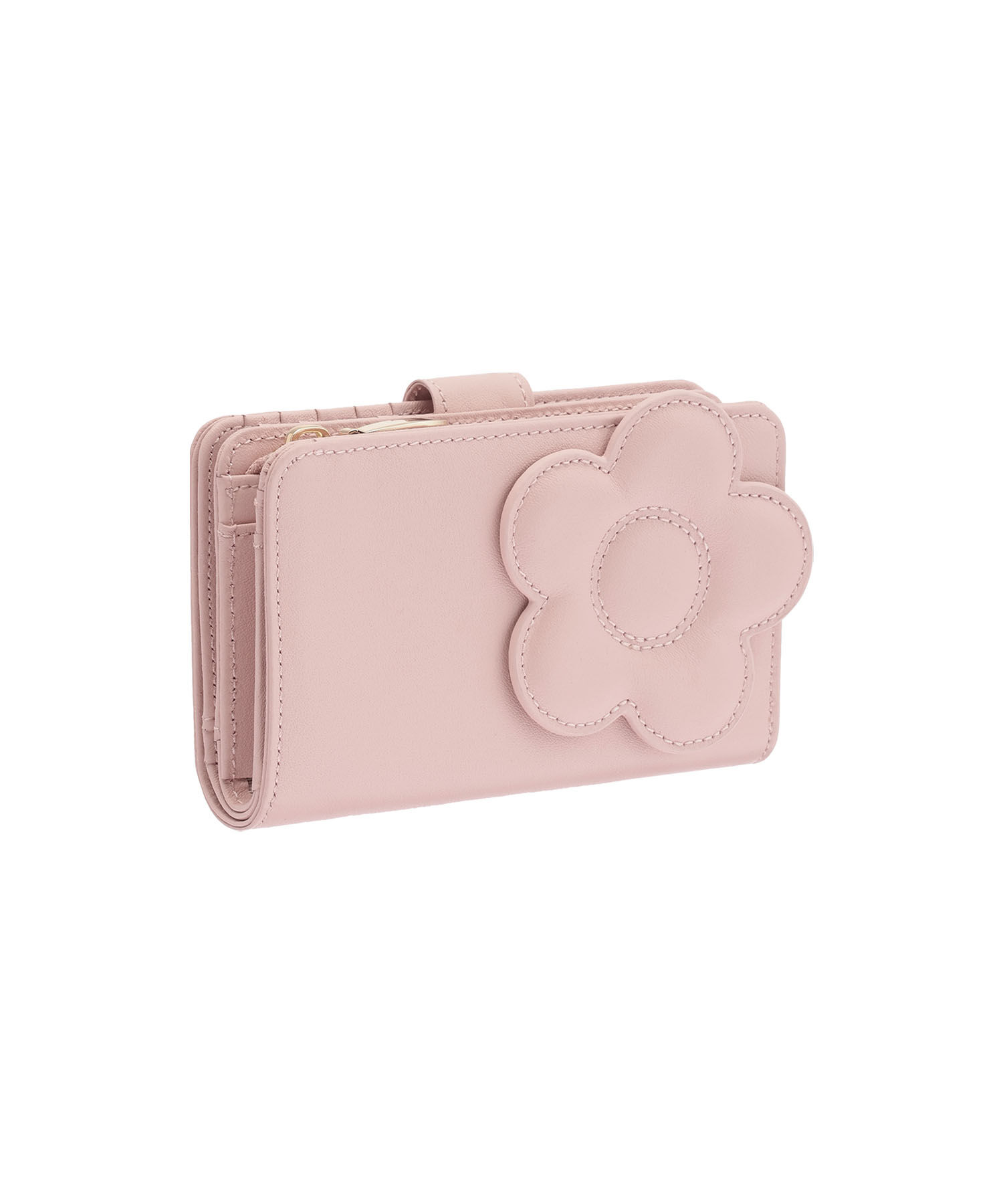 MARY QUANT「ビッグデイジーパッチ Lウォレット」|財布|