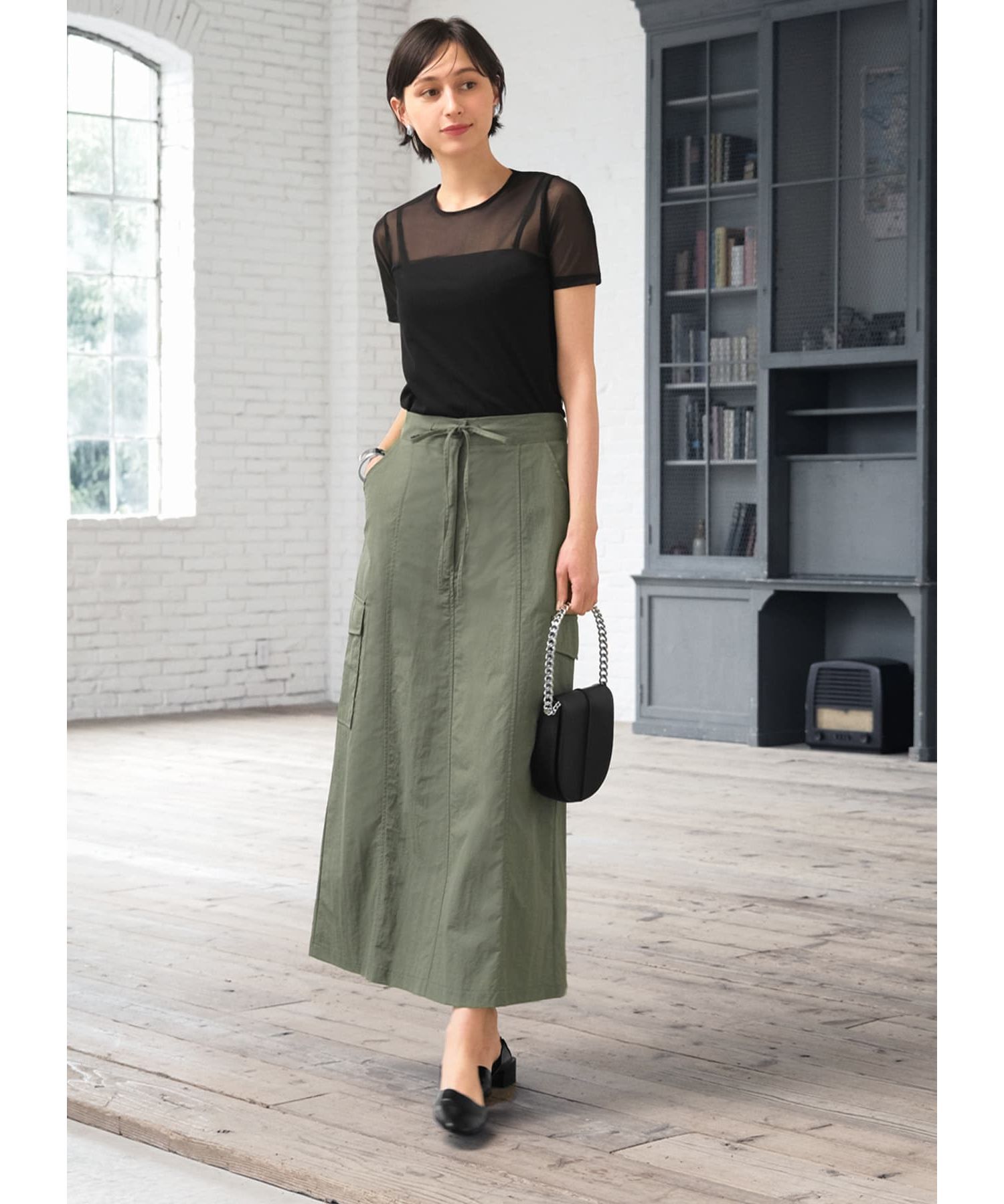 STYLE DELI「シアーインナー半袖トップス」|Tシャツ・カットソー|