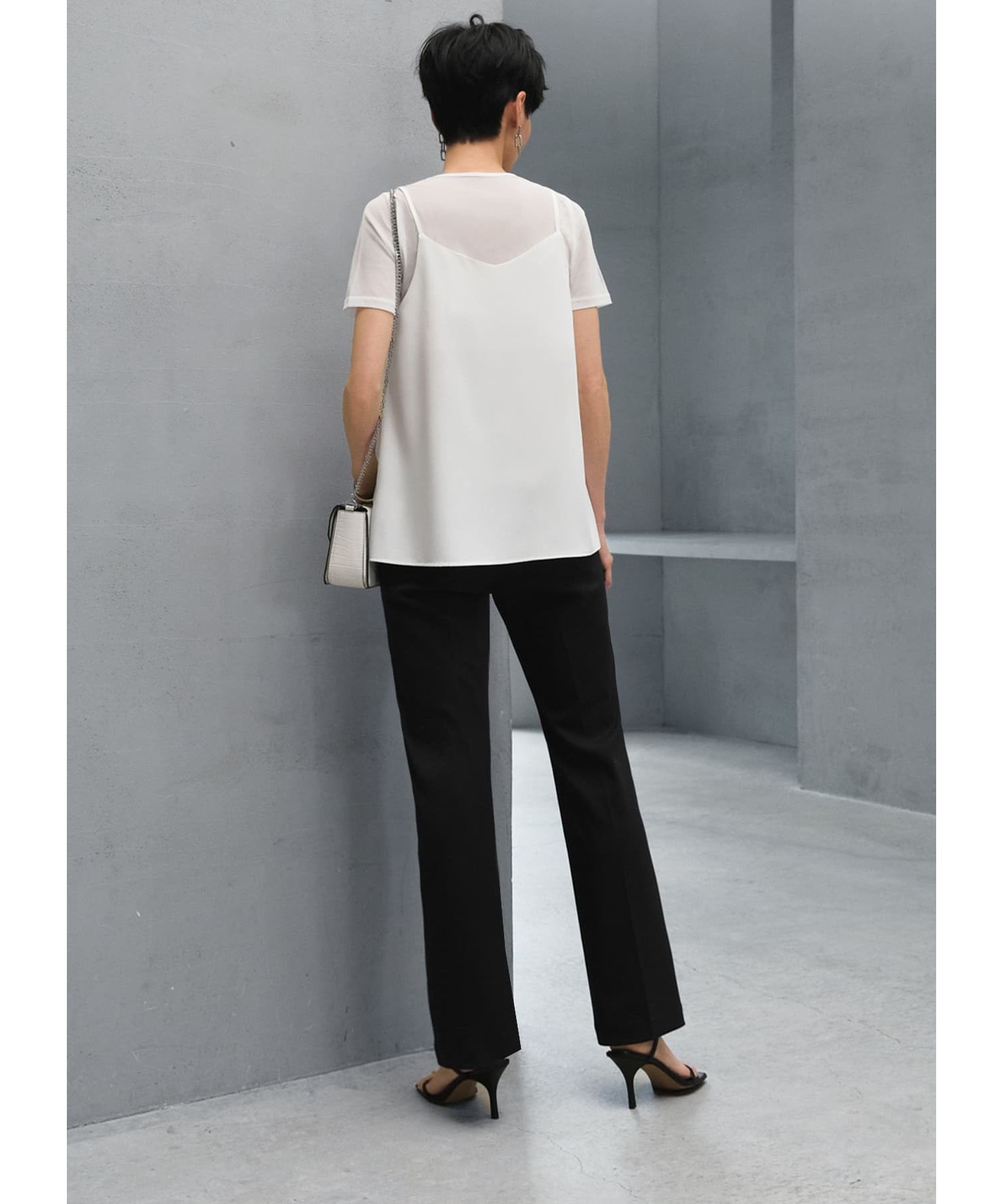 STYLE DELI「シアーインナー半袖トップス」|Tシャツ・カットソー|