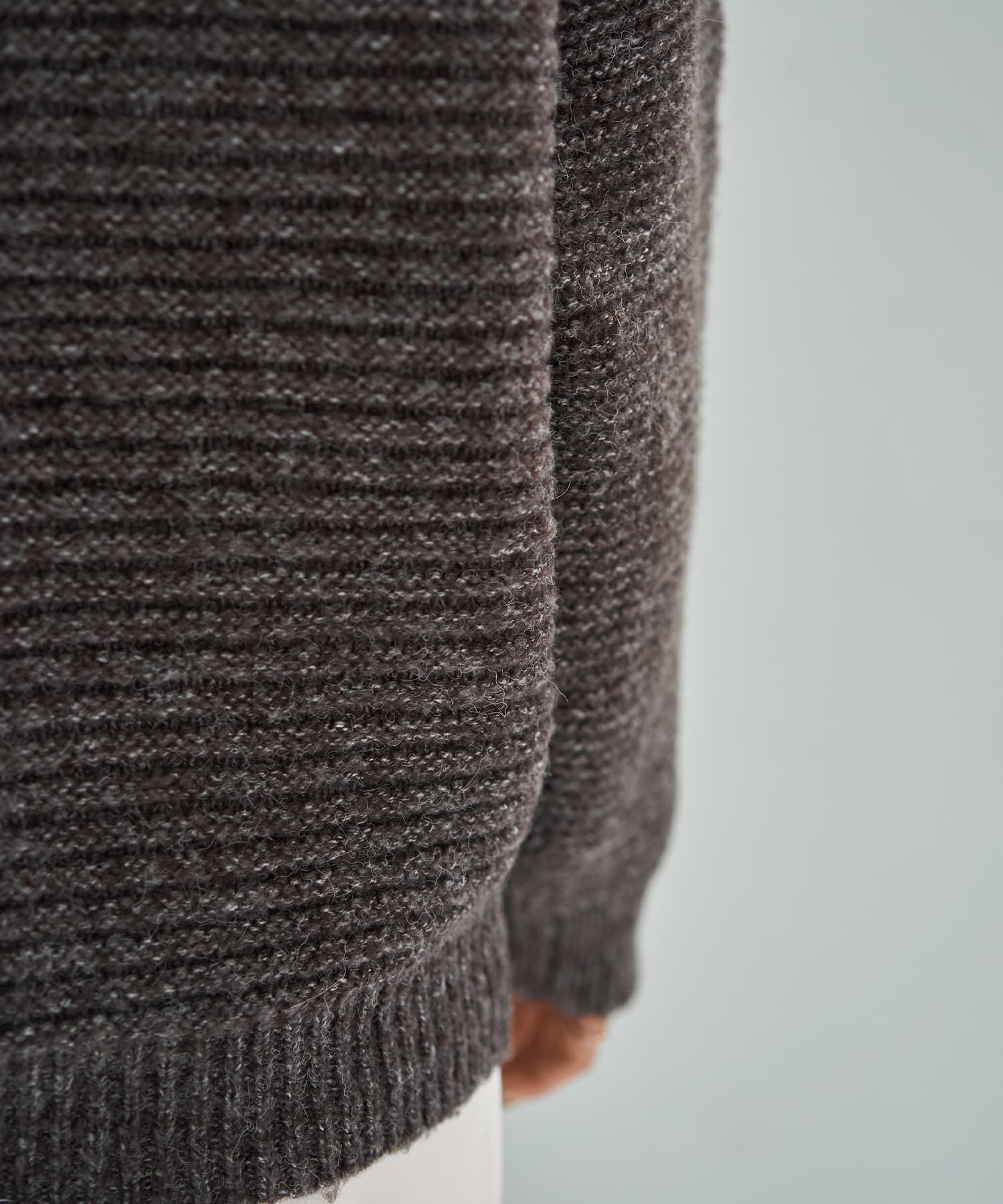 STYLE DELI「袖だけケーブル編みニットプルオーバー」|ニット・セーター|