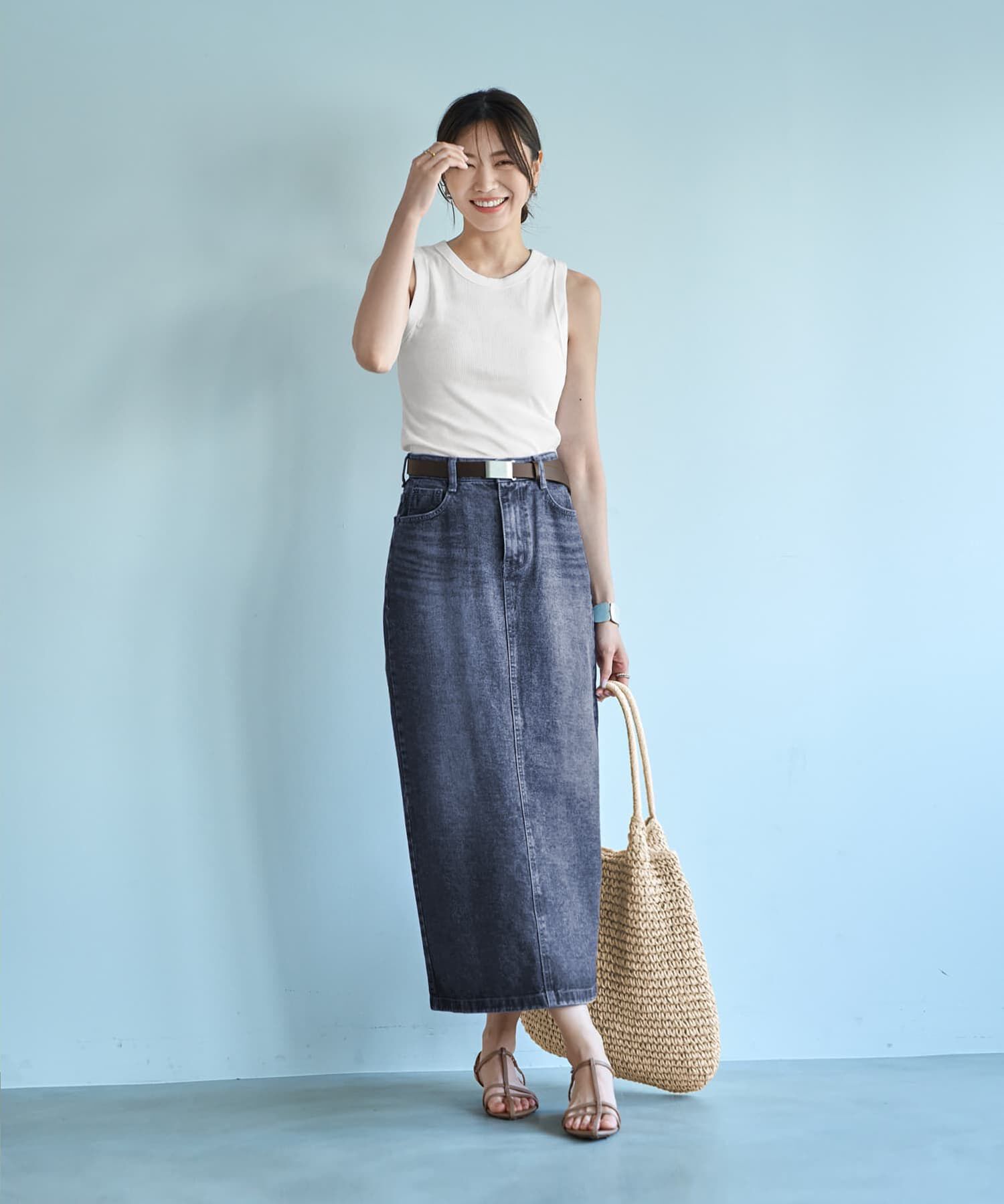 STYLE DELI「ガチャバックルのリアルレザーベルト」|ベルト|