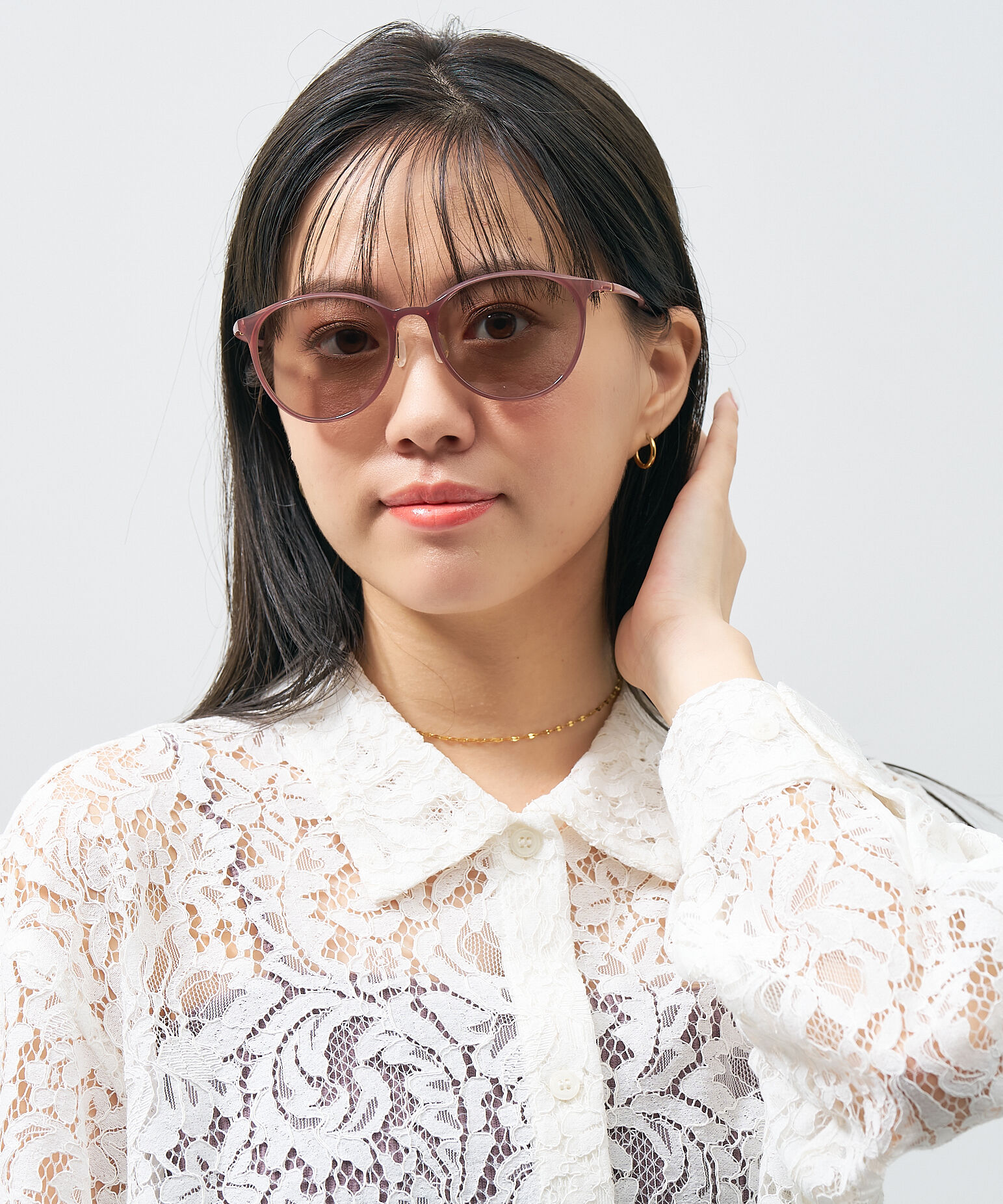  「SUNCUTGlasses/UV100%CUT ボストン型  軽量 ズレ落ち防止 サングラス｜Zoff SMART Skinny」|サングラス|
