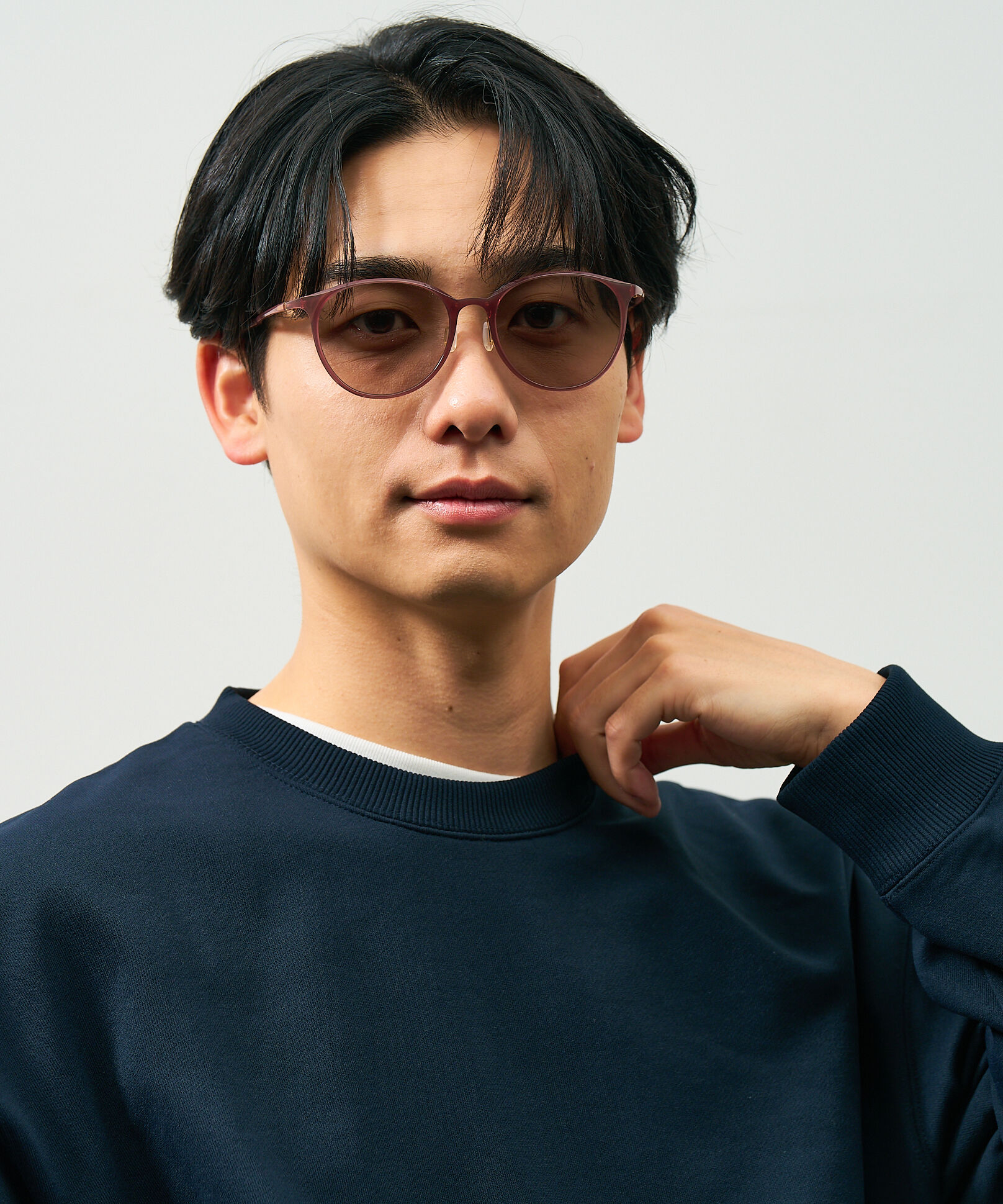  「SUNCUTGlasses/UV100%CUT ボストン型  軽量 ズレ落ち防止 サングラス｜Zoff SMART Skinny」|サングラス|