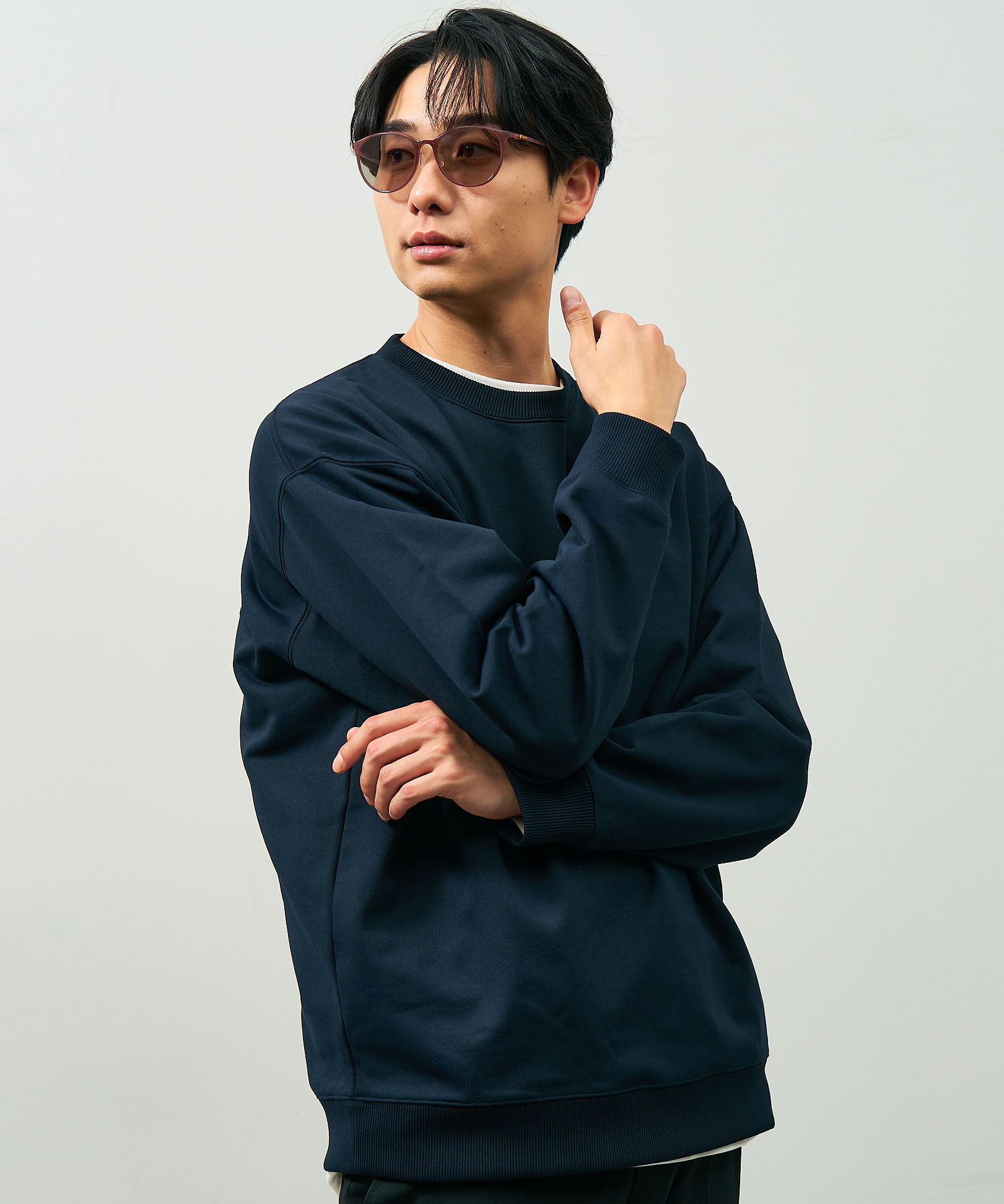  「SUNCUTGlasses/UV100%CUT ボストン型  軽量 ズレ落ち防止 サングラス｜Zoff SMART Skinny」|サングラス|