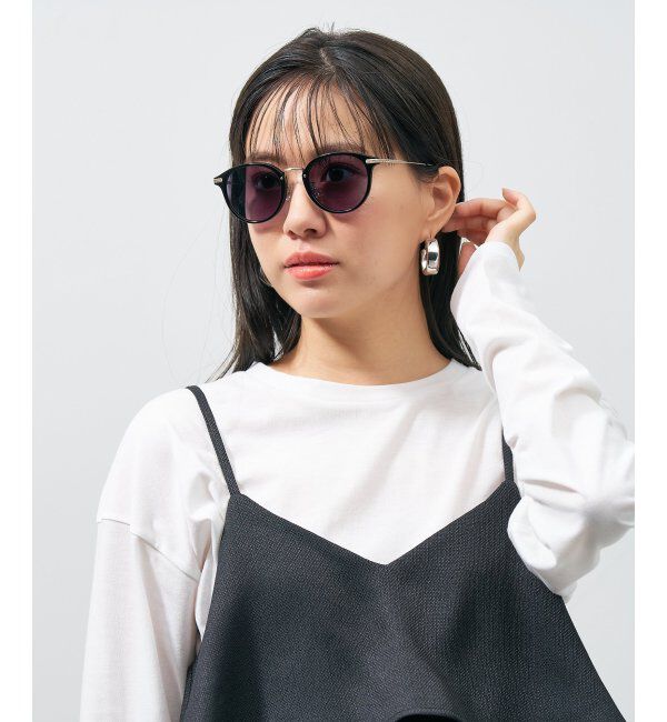  「ボストン型 調光サングラス｜UNITED ARROWS ﾚﾝｽﾞの色が変わる UVカット 紫外線対策 ユナイテッドアローズ」|サングラス|